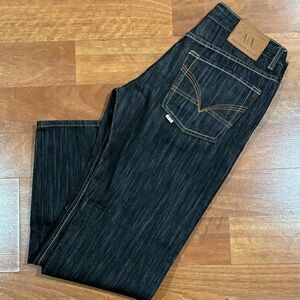 A/X Armani Exchange Vintage Men’s Bootcut Jeans in Dark Wash Denim 33 x 30